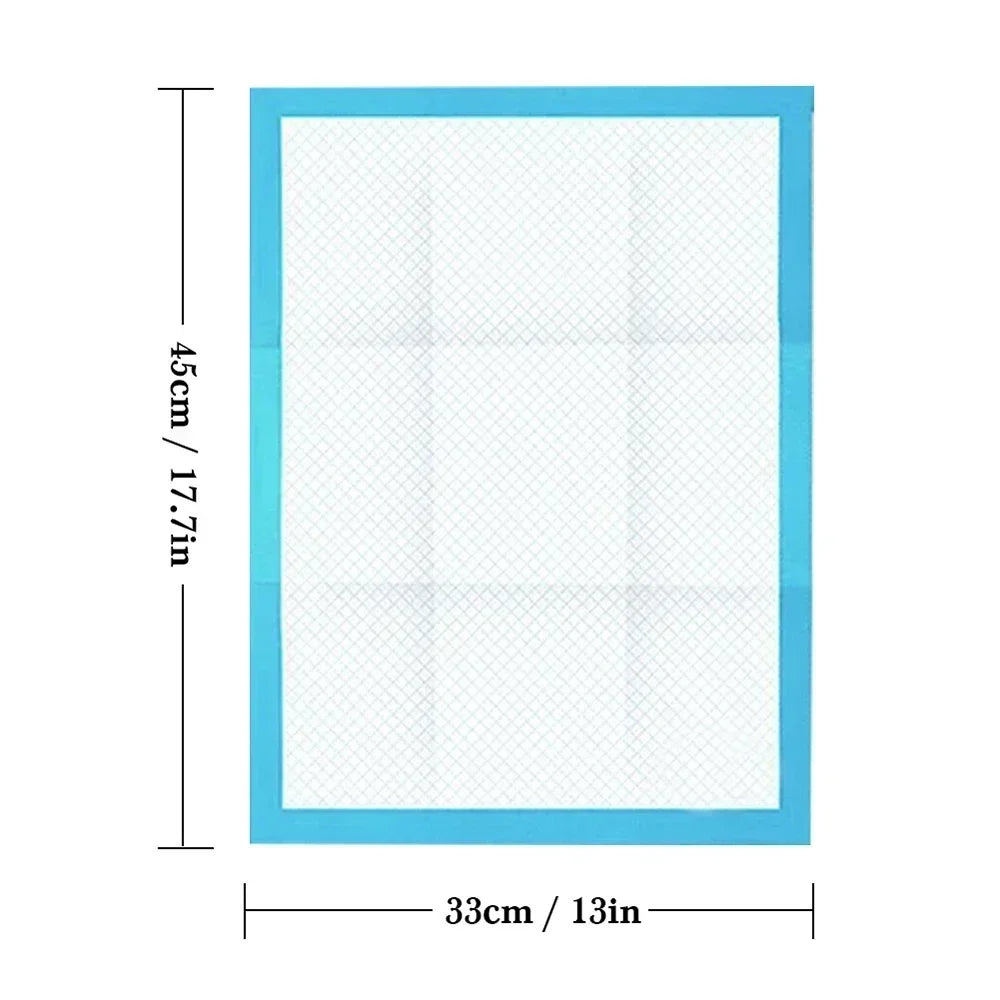 20/40/50/100-Pack Ultra Absorbent Pet Diaper Pads for Dogs &Cats