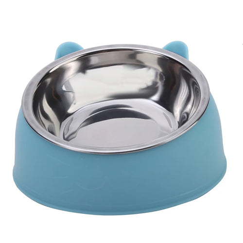 1/2/5pcs Cat Bowl Creative Inclined Kitten Puppy Food Feeding Bowls