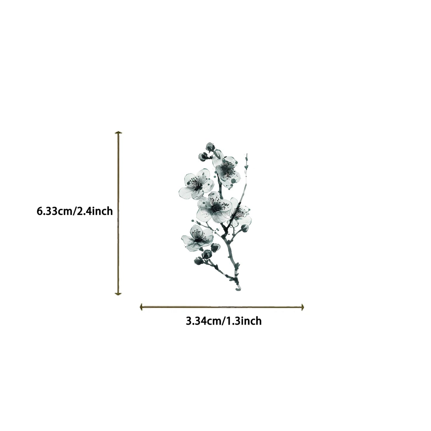 50pcs Flower Plant Stickers Hand Tent DIY Stick Labels Scrapbooking