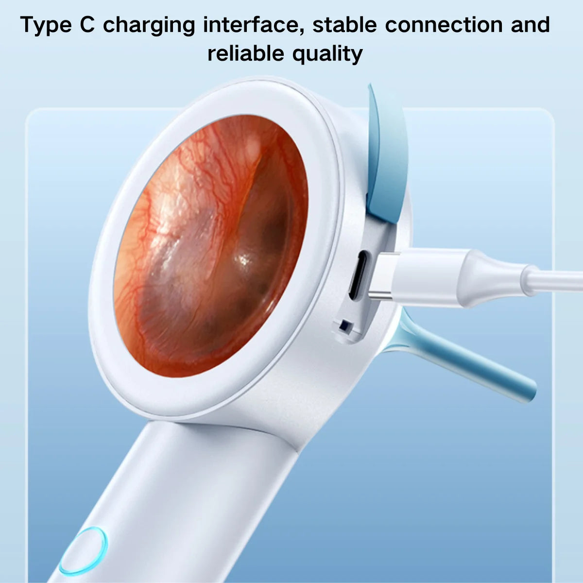 1.8’’ Screen Ear Camera Instant On/Record, Home & Pet Otoscope for
