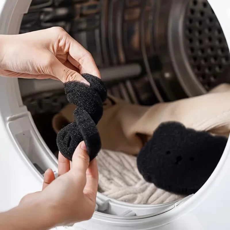 4-8Pcs Pet Hair Remover Bear Shape Laundry Balls Washing Machine Lint