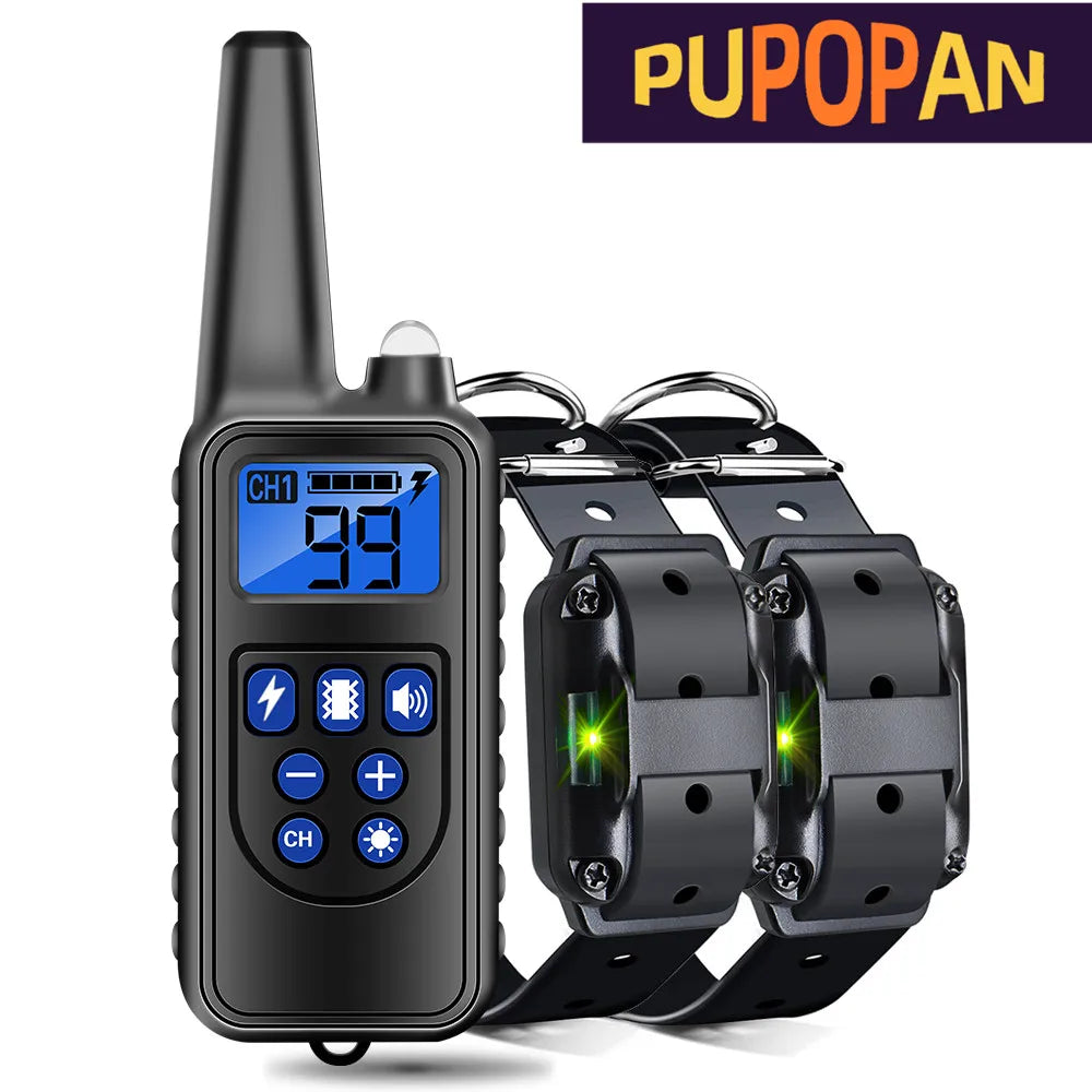 Electric Dog Training Collar Detachable Bark  Rechargeable Anti