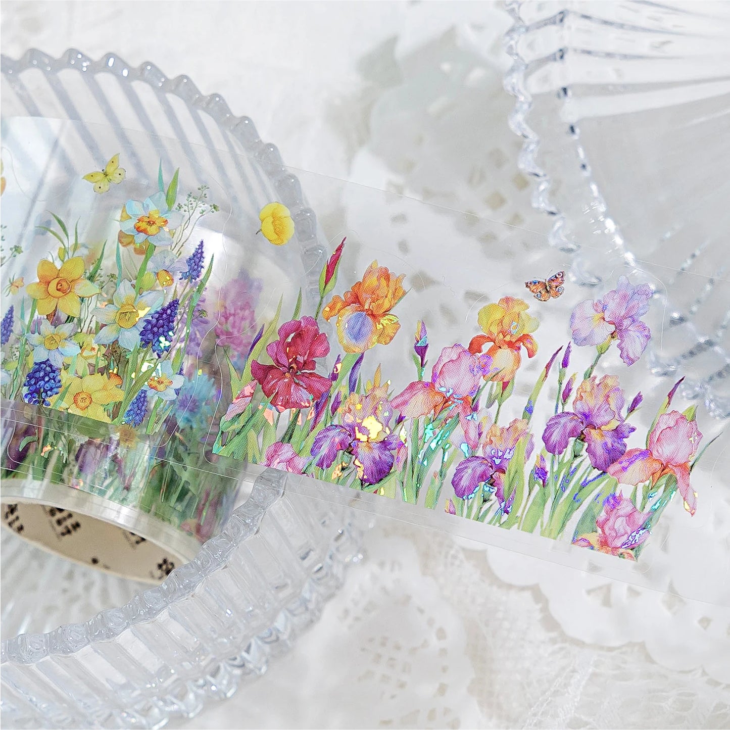 JIANQI 50mm*2m PET Plant Vine and Branch Lamp tape Sticker Decorative