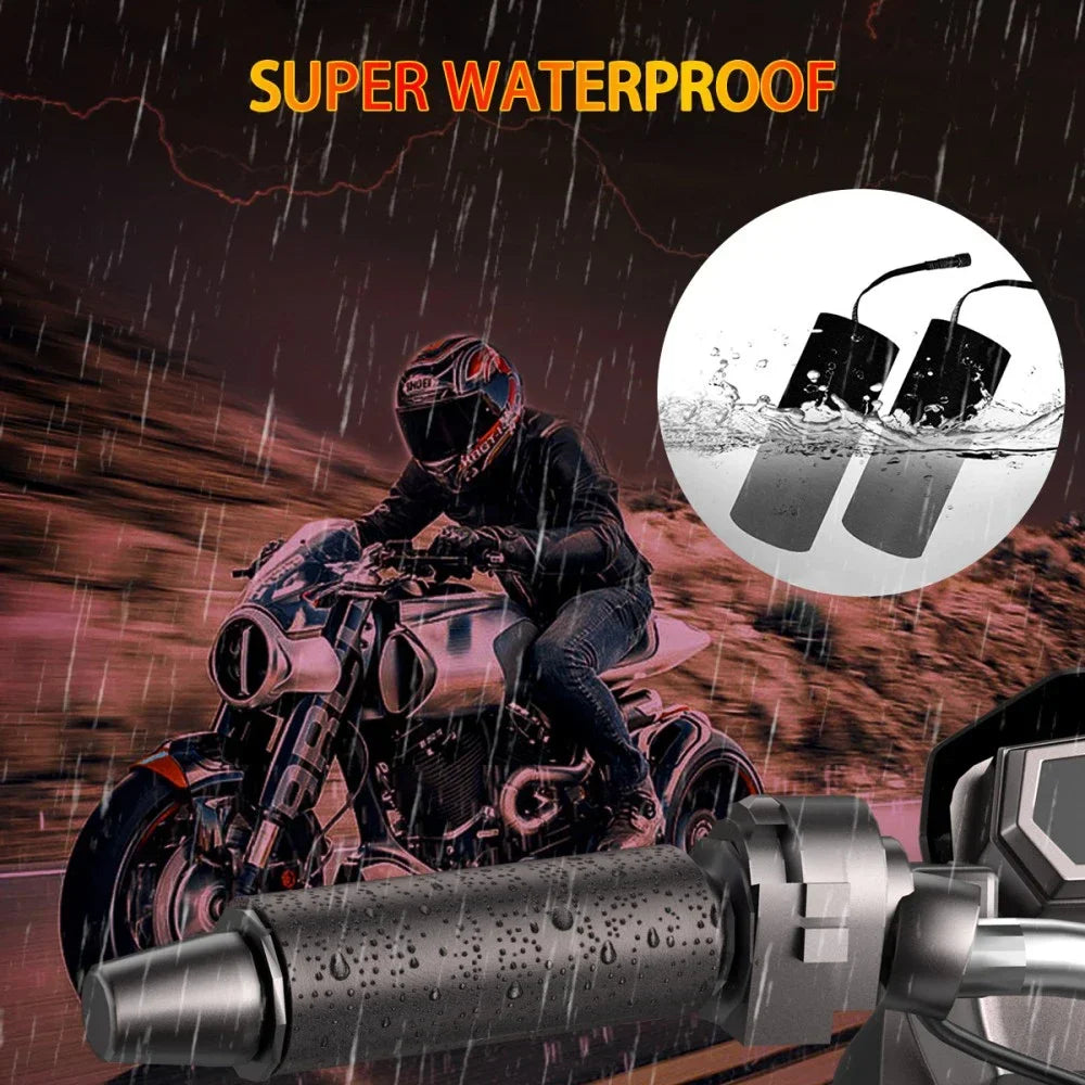 Extractme Motorcycle Heated Handlebars USB Adjustable Insulated