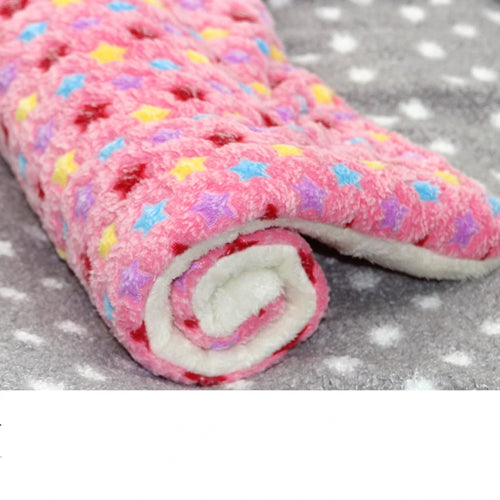 Thicken Flannel Mat Pet Cat Beds Mats Dog Bed Sleeping Mat Soft Warm
