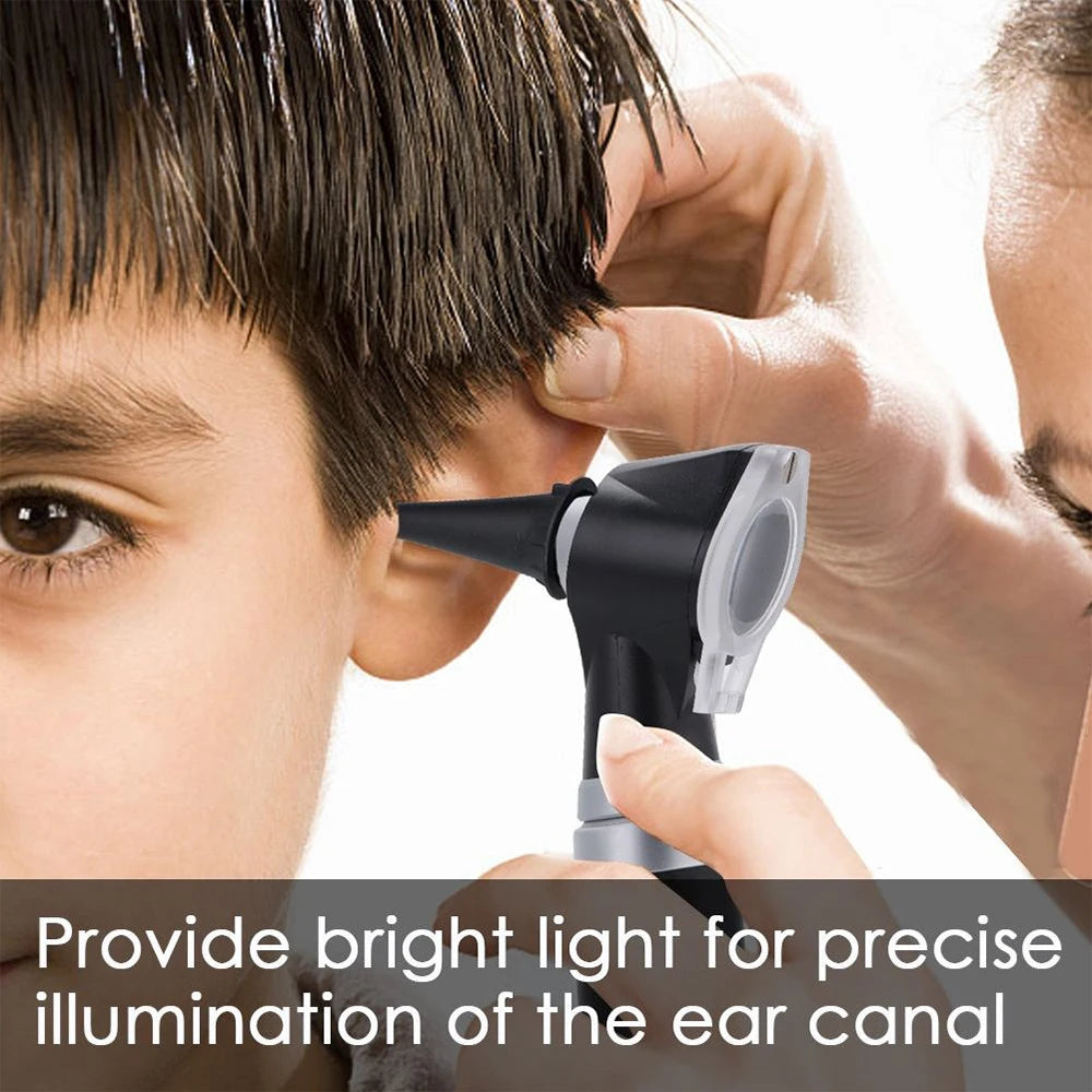 Professional Otoscope - Ear Scope with Light, Ear Infection Detector,