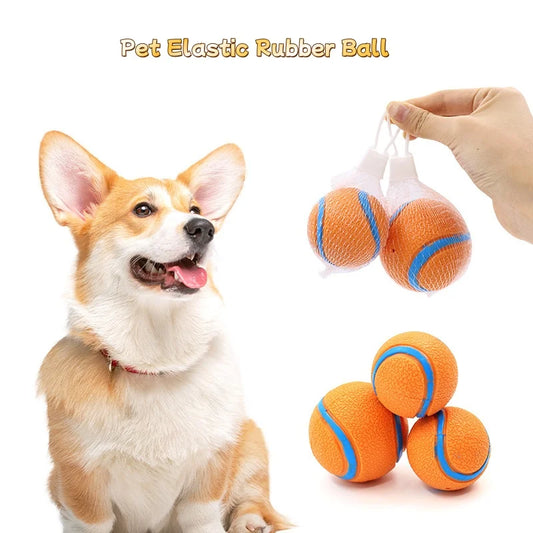 Tough Dog Toy Ball Chew Proof Elastic Jumping Fetch Ball for Large