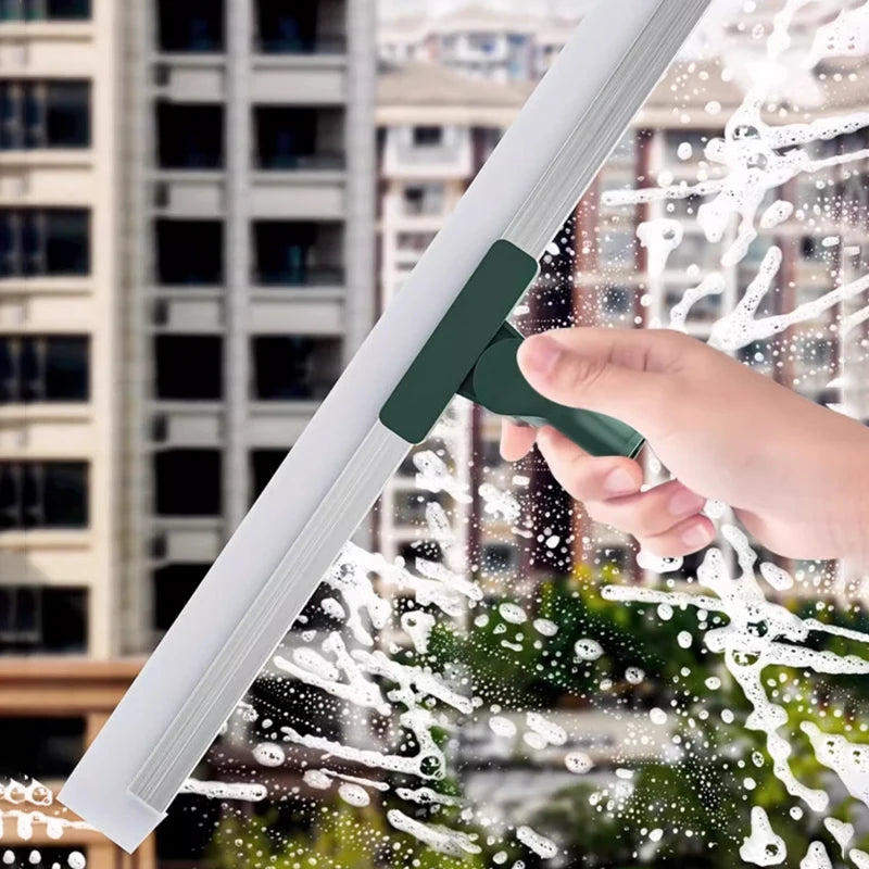 Cleaning Brush Long Handle Telescopic Magic Broom Silicone Floor Wiper