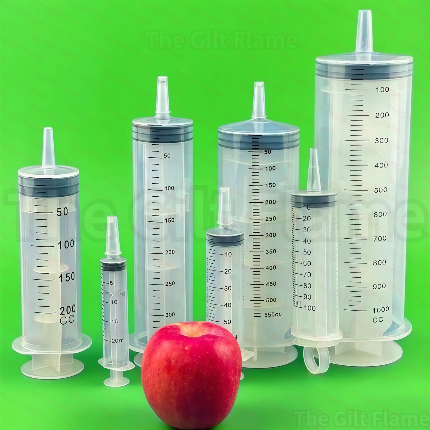 Industrial Veterinary Plastic Syringes with Capacities of 1000ml,