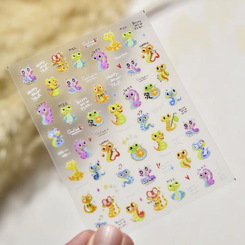 1 piece 5D color crystal star nail stickers high quality love shiny