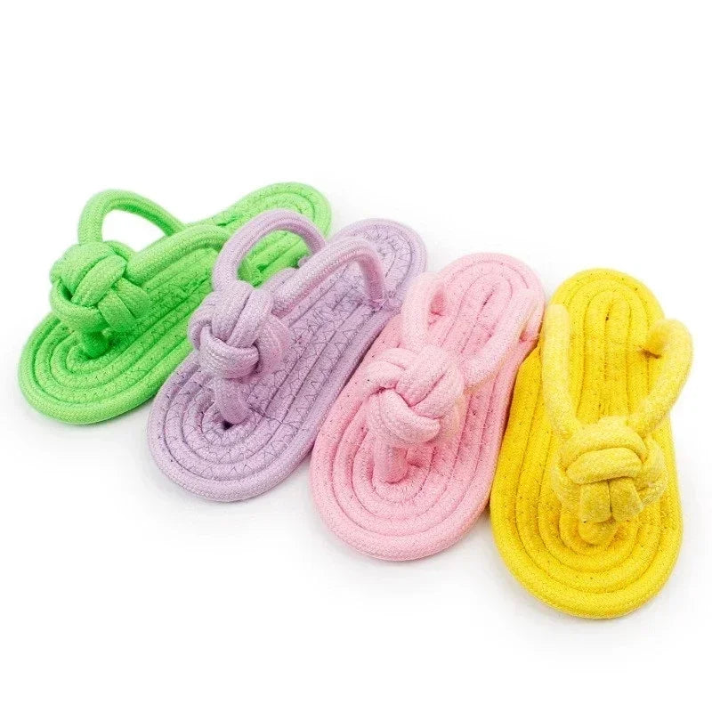 Dog Chewing Toy Cotton Slipper Rope Toy for Small Large Dogs  Pet