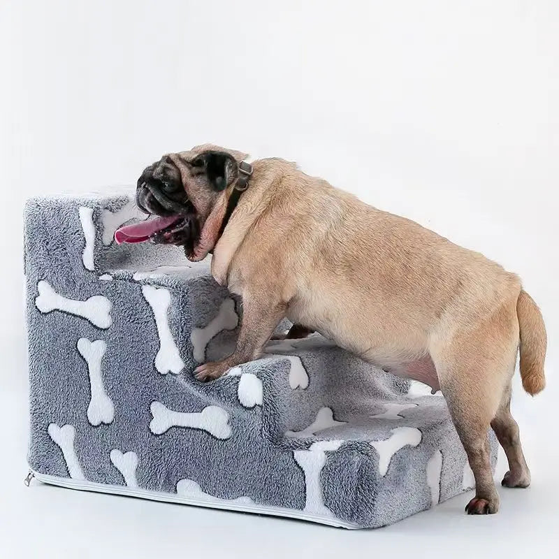Ladder Dogs Pets Bone Shape Puppy Stairs Beside The Sofa Bed Ramp for