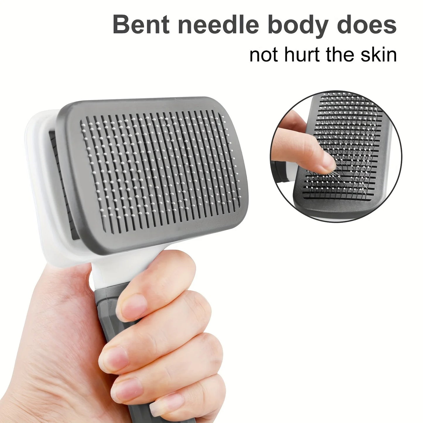 Self-cleaning Pet Hair Remove Comb Cat Slicker Brush Pet Hair Removal