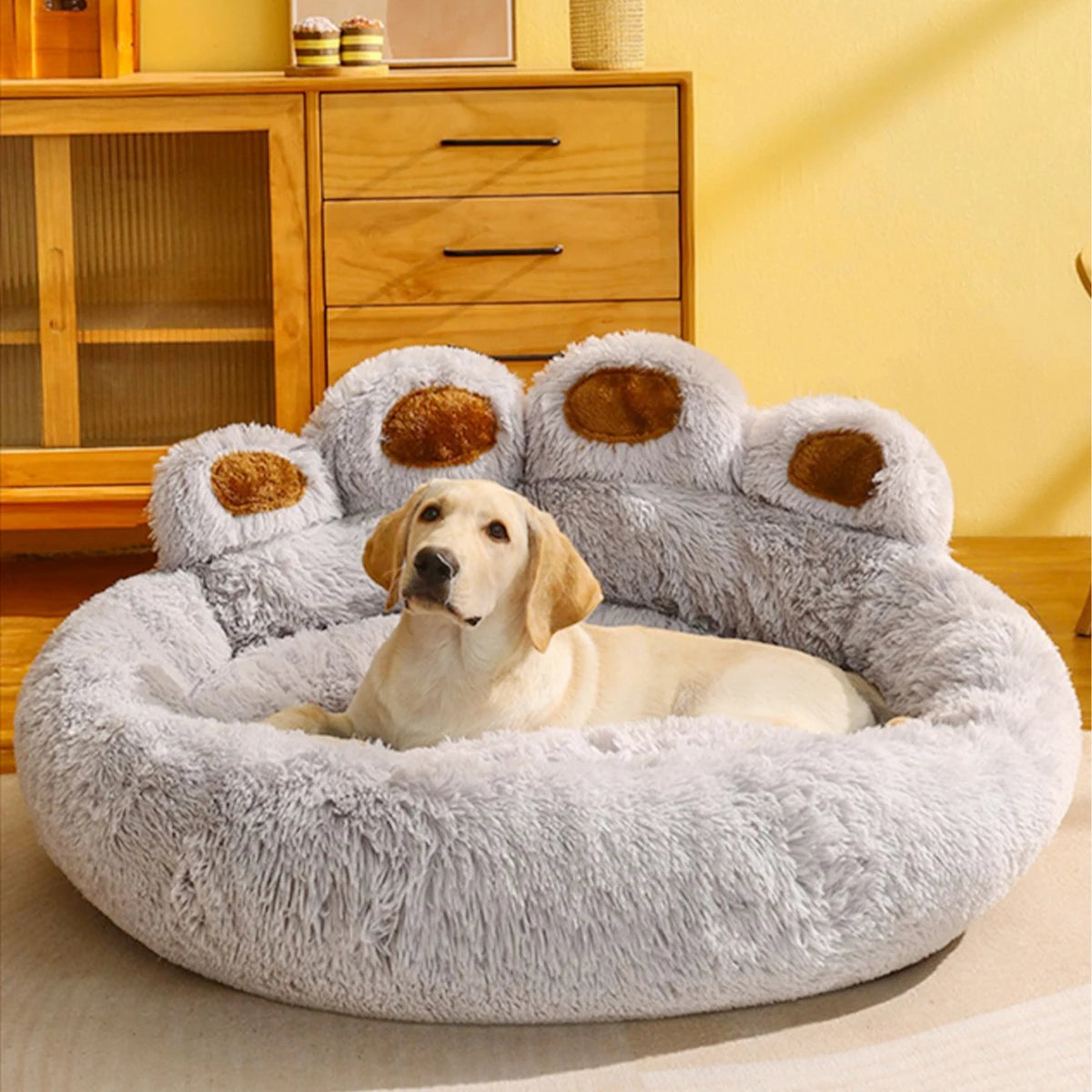Fluffy Dog Bed Large Pet Products Dogs Beds Small Sofa Baskets Pets