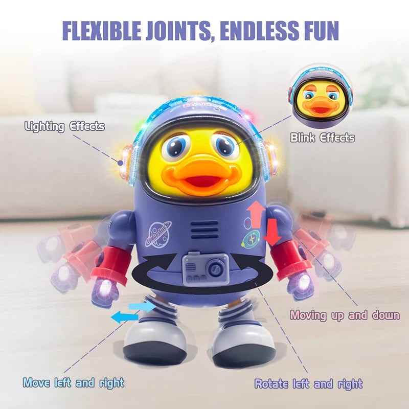 Baby Duck Toy Musical Interactive Toy Electric with Lights and Sounds