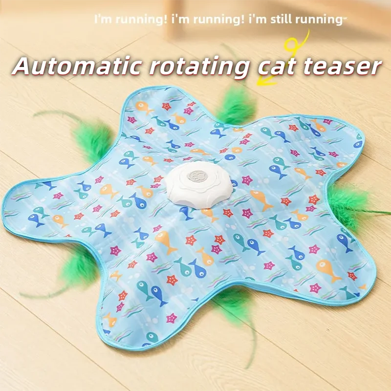 Electric cat turntable pet toy self-stimulating and relieving boredom