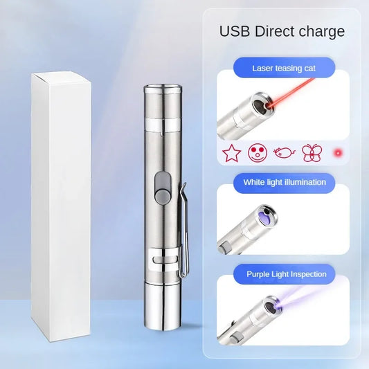 Multi Functional Upgrade USB Direct Charging Infrared Cat Toy Laser