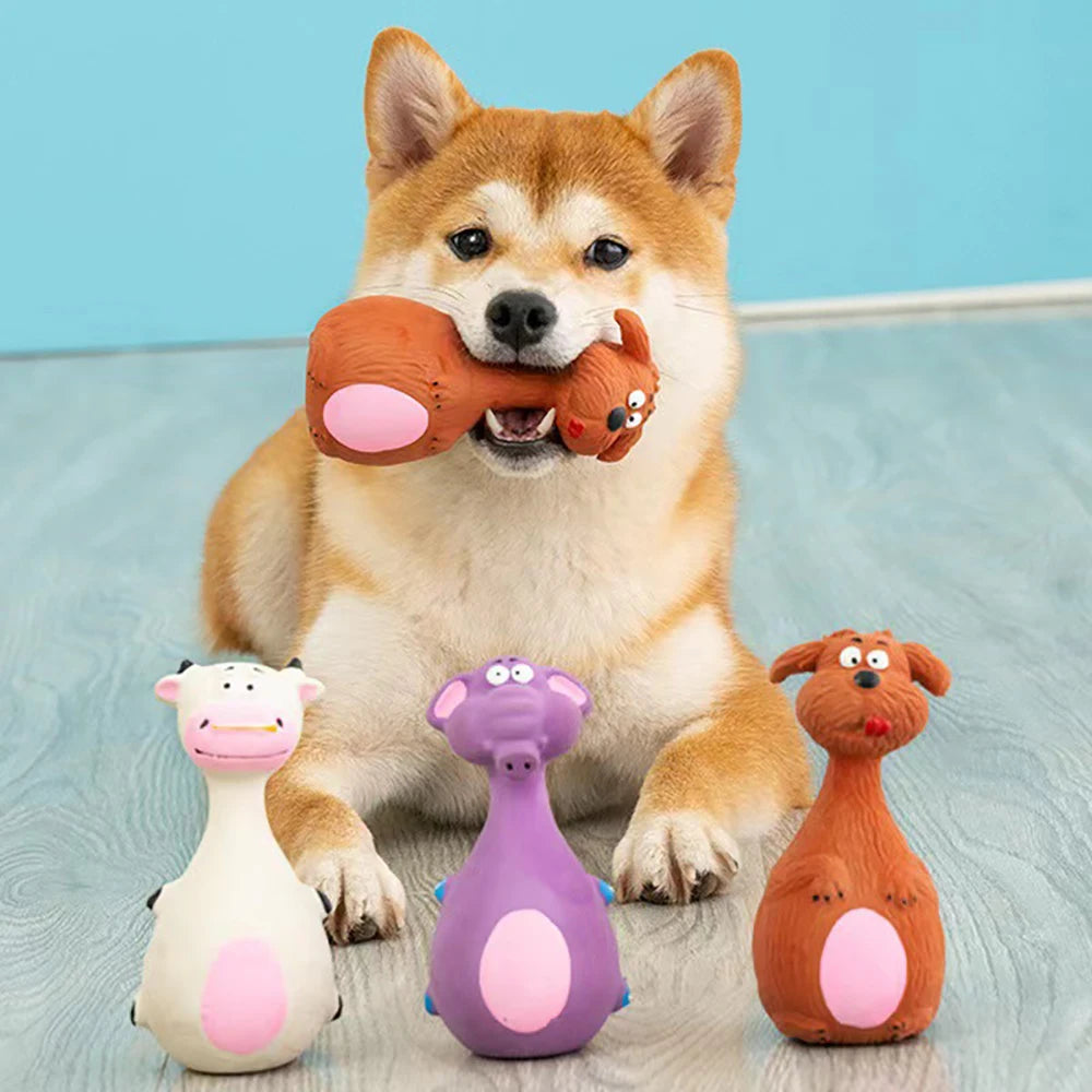 Dog Voice Toy Cartoon Shape Teddy Fadou Teeth Grinding Cleaning