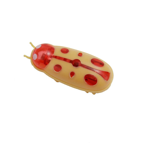 Mini Electric Bug Pet Dog Cat Toy Interactive Cute Ladybird Beetle