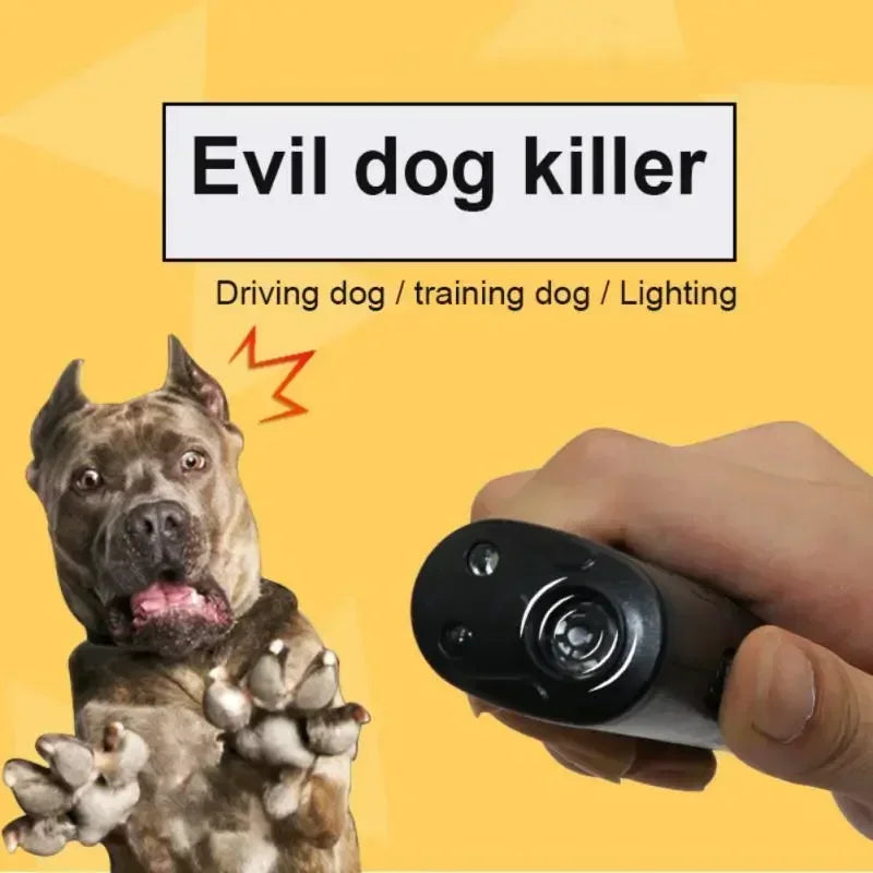 New Ultrasonic Pet Dog Repeller Anti Barking Stop Bark Training Device