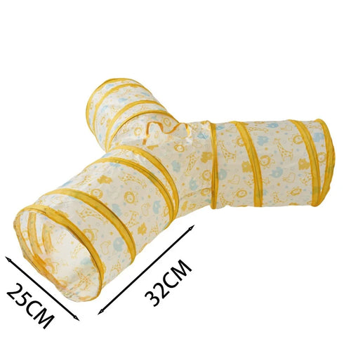 Hot Foldable Cat Tunnel Tube Interactive Fun Kitty Training Toy