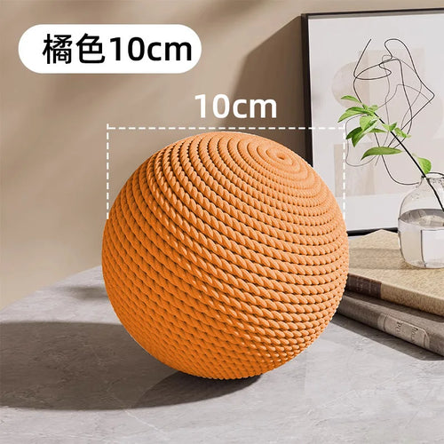 8/10CM Interactive Sisal Cat Scratching Ball Toy For Kitten Teeth