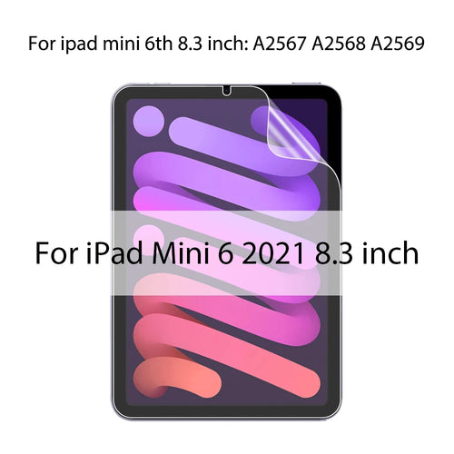 Paper Film Like Screen Protector PET For iPad 9.7 Air 2 3 10.5 Air 4 5