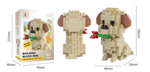 Variety Styled Cute Pet Dog Micro Mini Building Blocks Toys: Ideal