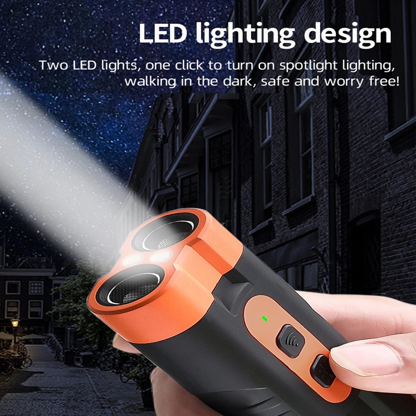 Dog Repeller Portable Ultrasonic Deterrent Handheld Anti-barking 3in1