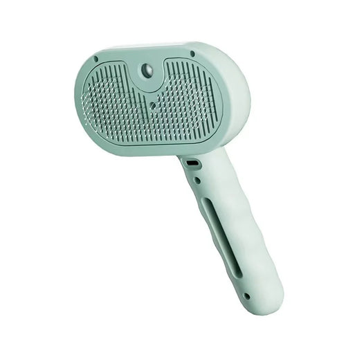Steamy Dog Brush Electric Spray Cat Hair Brush 3 in1 Dog Steamer Brush