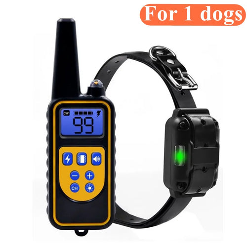 800m Electric Dog Training Collar Waterproof Pet Remote Control