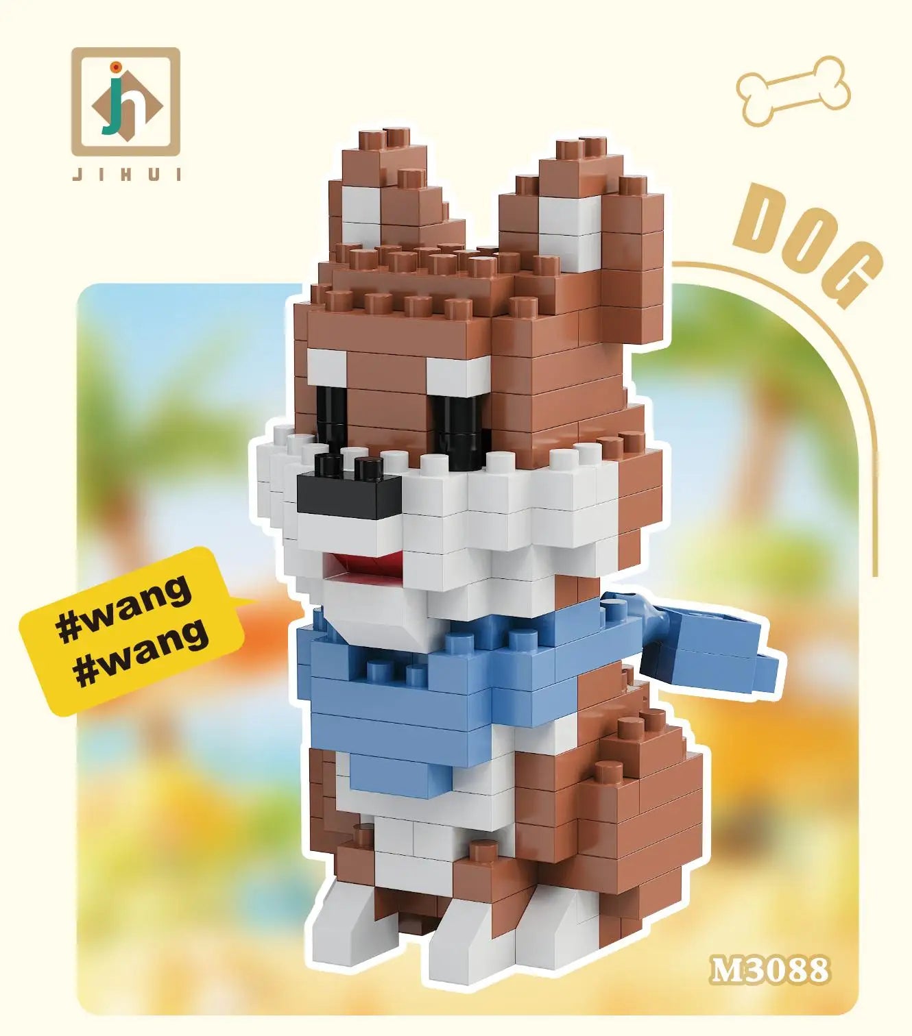 Variety Styled Cute Pet Dog Micro Mini Building Blocks Toys: Ideal