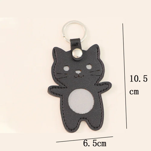 Memorial Leather Pet Hair Storage Bag Cat Paw Keychain Multifunctional