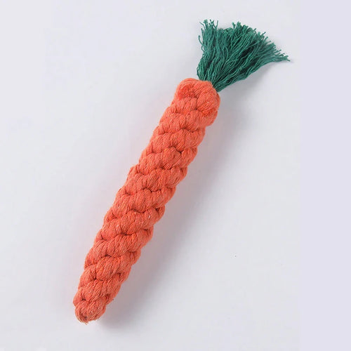 1pc rope knot grinding teeth resistant hand-woven animal cotton rope