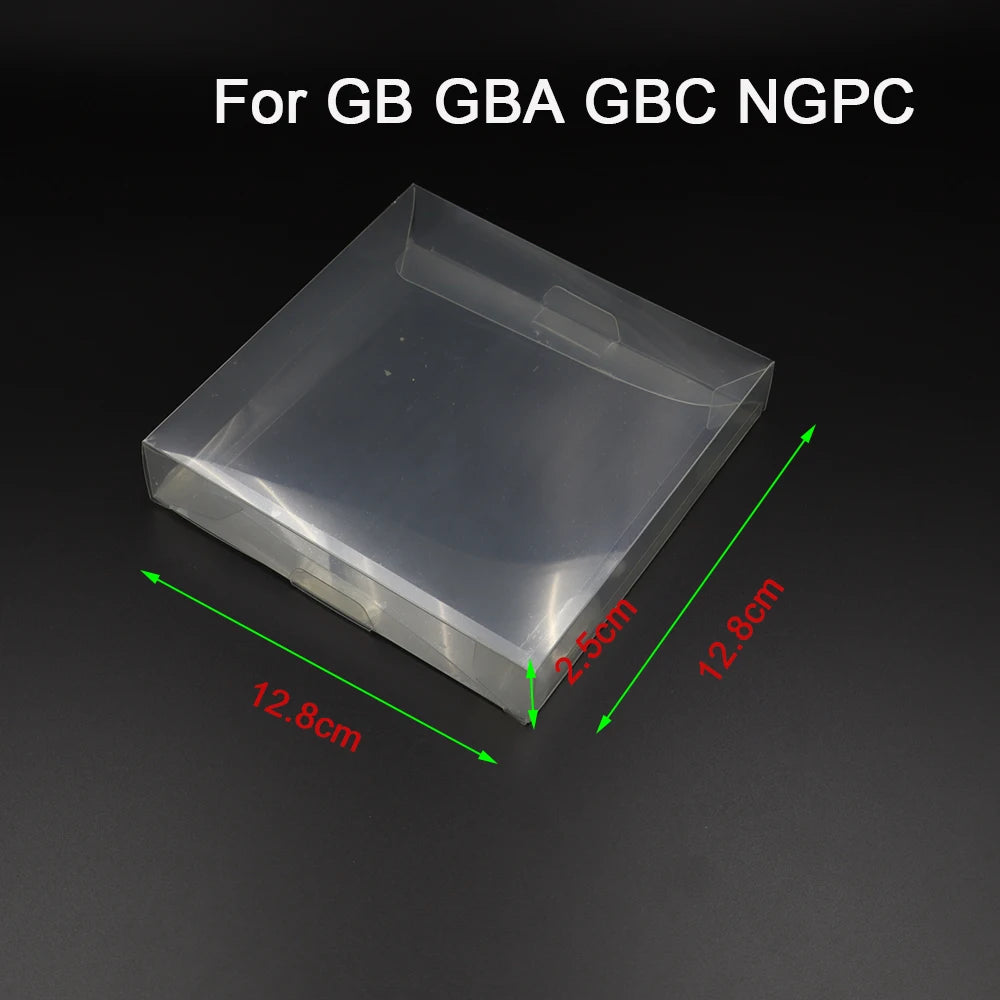 6PCS Game card Display Box Protector PET dustproof box for GB GBA GBC
