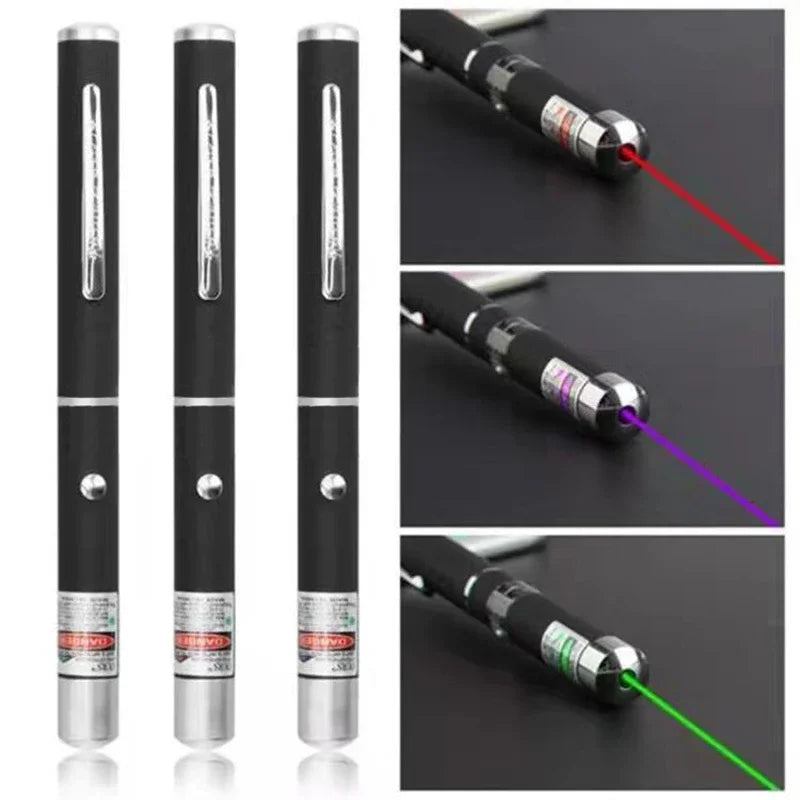 2 in 1 Portable Laser Pointer Three-color Laser Pen Projection
