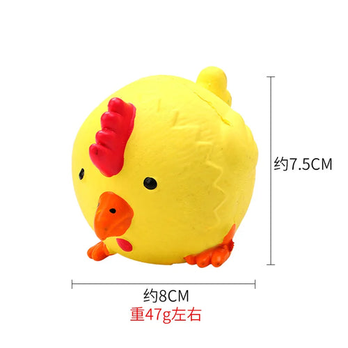 Pet Supplies Amazon Hot selling Animal Shaped Latex Toys Bite and Bite