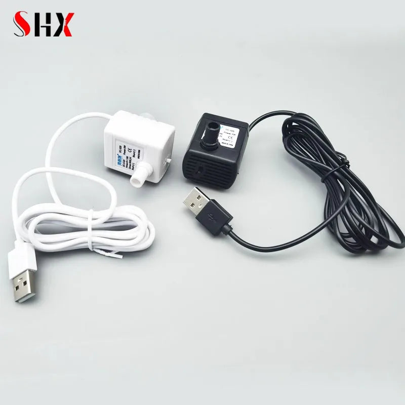 New 3W 500L/H Mini USB Water Electric Pump 5V USB Submersible Pumps