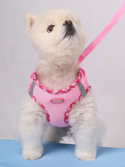 Supet 1pc Dog Harness, Anti-Pull, Pet Harness, Adjustable, Easy to