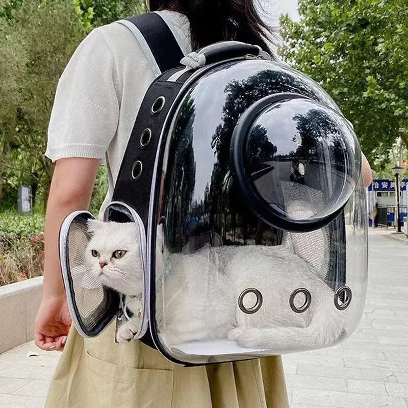 Pet Cat Carrying Bag Space Pet Backpacks Breathable Portable