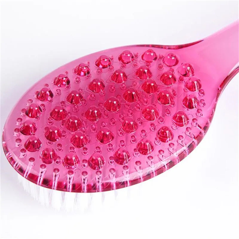 1Pc Long Handle Bath Brush Soft Hair Bath Brush Back Ball Brush