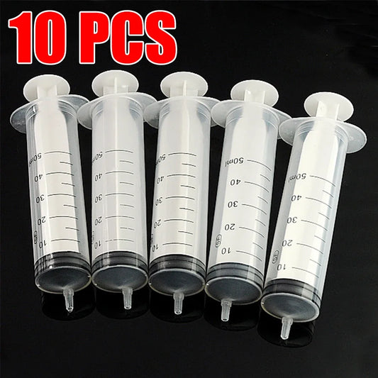 1ml 2.5ml 3ml 5ml 10ml 20ml 30ml 50ml 10Pcs Disposable Syringe pet No