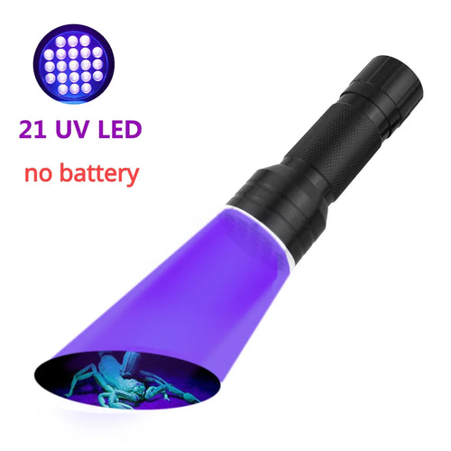 9/12/21LED UV Flashlight Portable Pet Urine Stain Money Detection