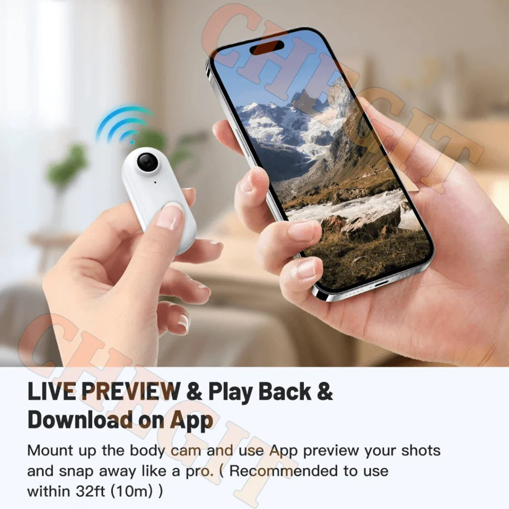 4K Motorcycle Mini Recorder Finger WIFI Action Camera Lightweight POV