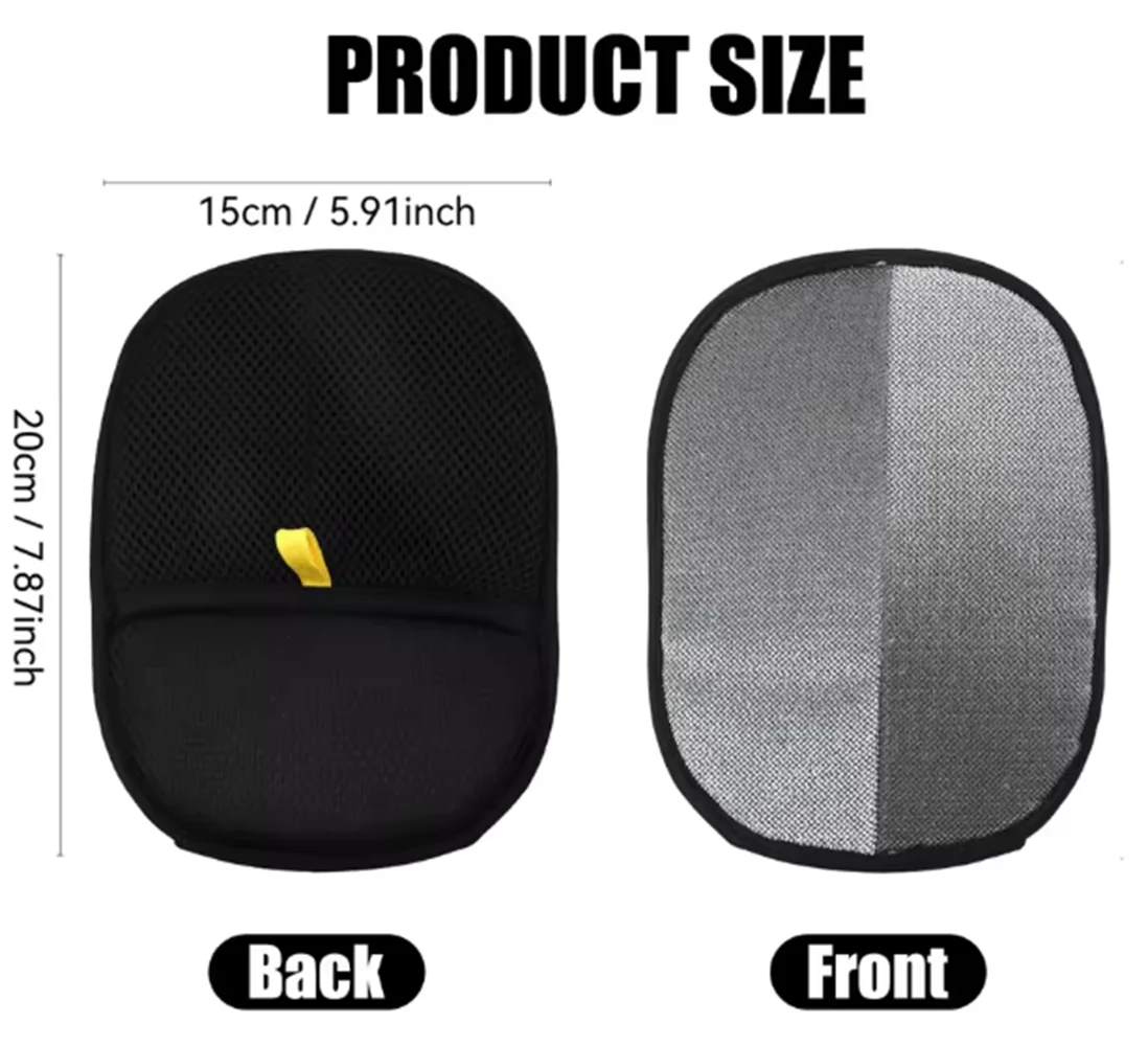 Pet Hair Removal Tool Reusable Static Removal Gloves, Double-Sided