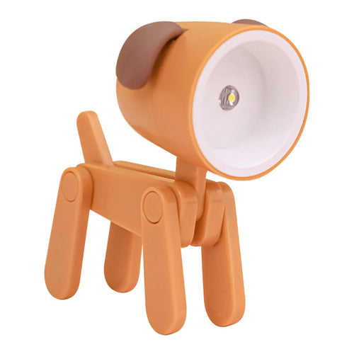Mini Led Night Lights Folding Desk Lamp Cartoon Cute Pet Dog Deer