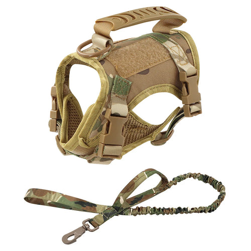Tactical Cat Harness For Walking Escape Proof Adjustable Pet Vest