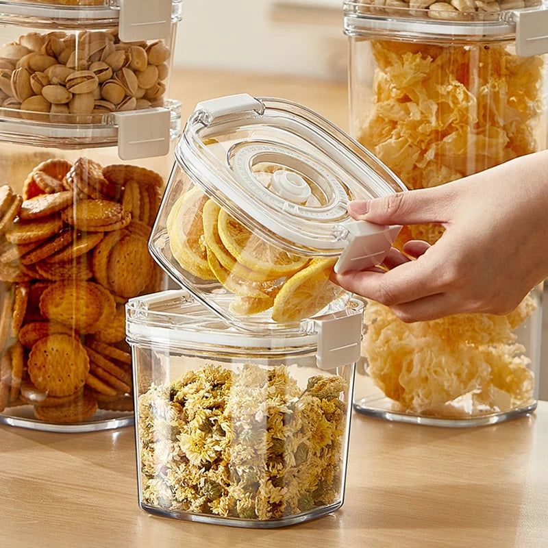 Vacuum Seal Container Coffee Beans Sealed Tank Electric Vacuum Jar