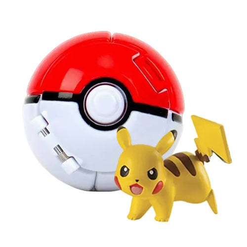 Pokemon Figure Pokeball Anime Figurines Cartoons Pikachu Charizard