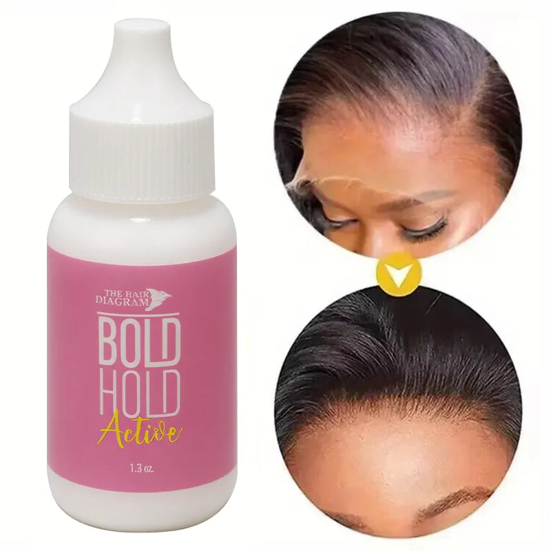 37g Lace Wig Glue, Waterproof Adhesive with Water-Based Formula. Mild